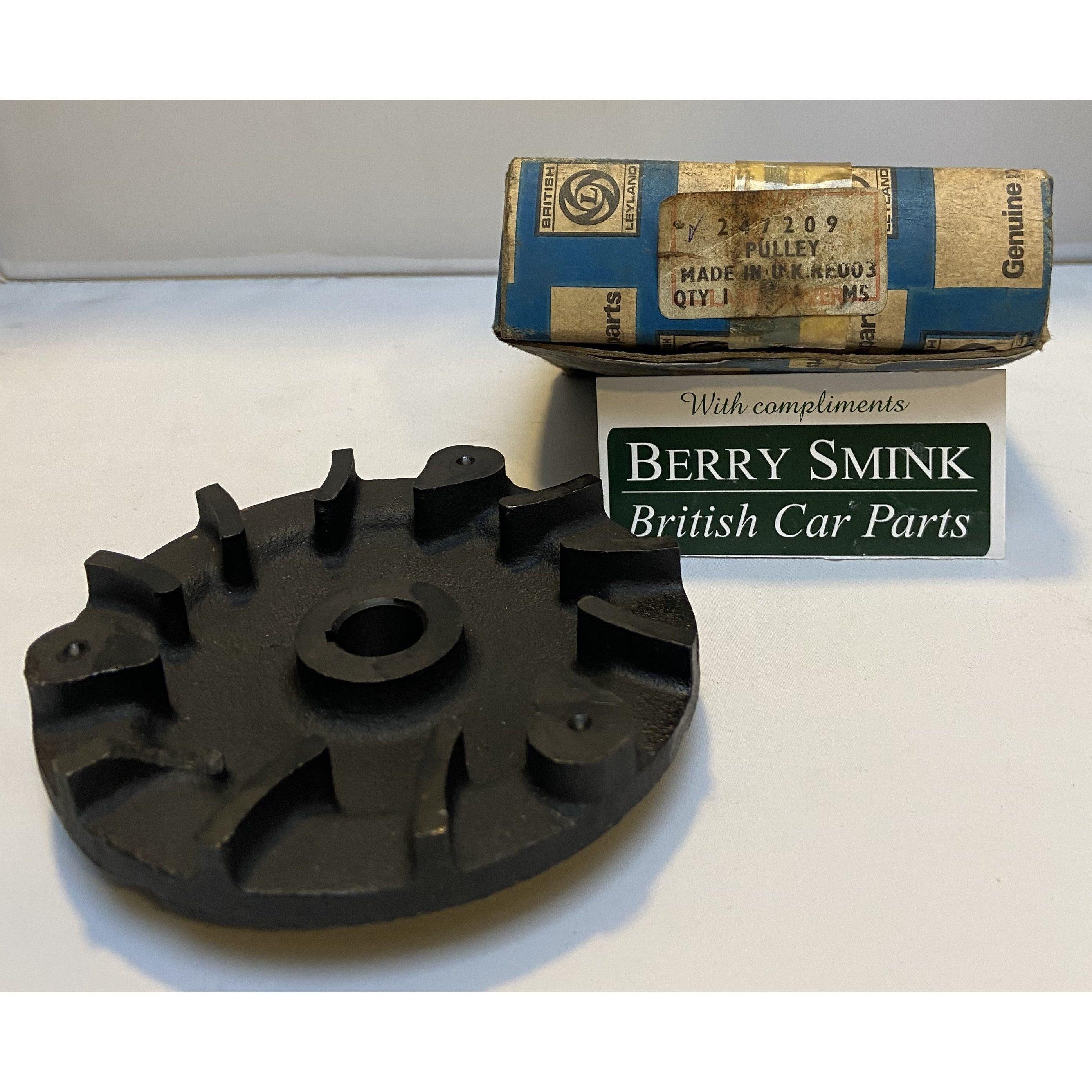 Dynamo Pulley Series 2 with Fan 1959-1963 - Berry Smink British Car Parts