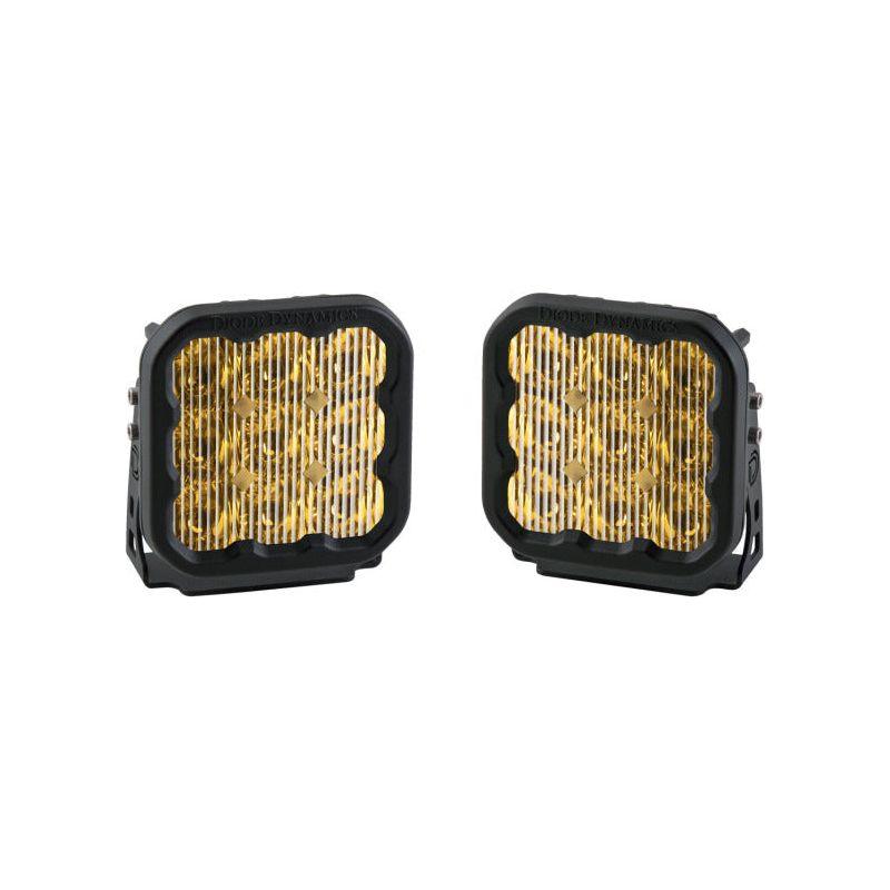 Diode Dynamics SS5 LED Pod Sport - Yellow Driving (Pair) - Berry Smink British Car Parts