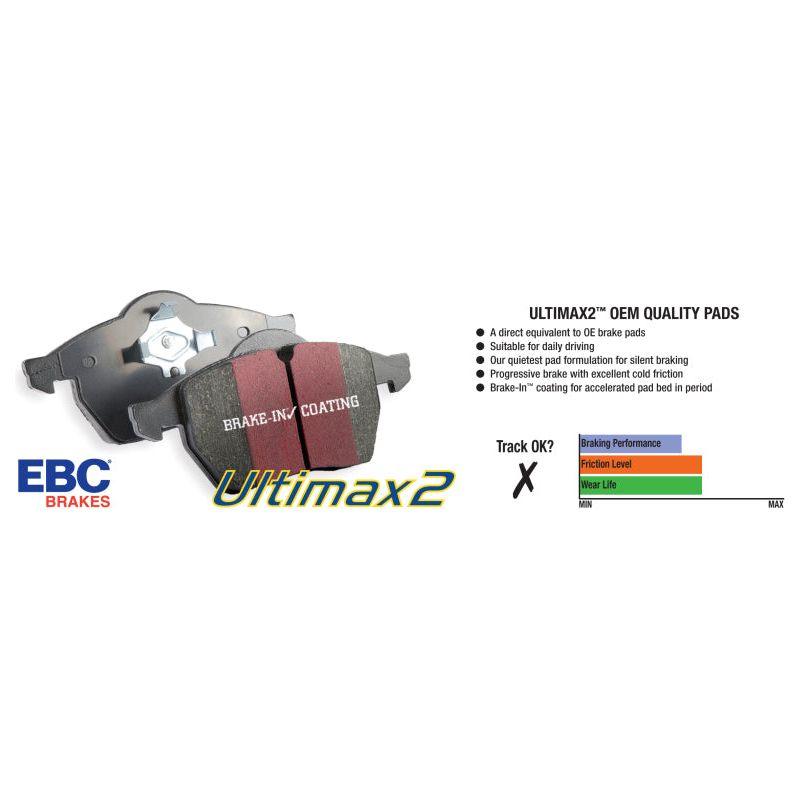 EBC 14+ BMW i3 Electric Ultimax2 Front Brake Pads - Berry Smink British Car Parts