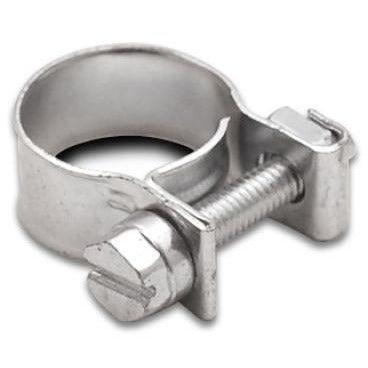 Vibrant Fuel Injector Style Mini Hose Clamps 7-9mm clamping range Pack of 10 Zinc Plated Mild Steel - SMINKpower.eu